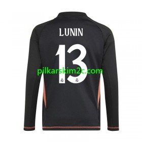 Koszulka Real Madryt Andriy Lunin 13 Bramkarskie Precz 2024/25 Koszulki Piłkarskie(L/S)